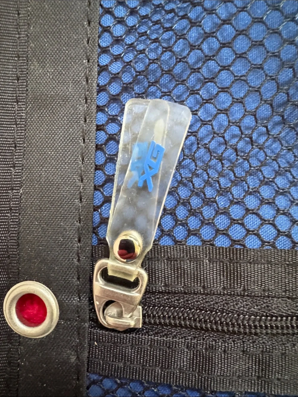 NWT Vintage Y2K ESPN X Games Double Pocket Pencil Pouch Blue Graffiti BTS 83202